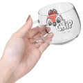 Japan Disney Glass Mug - Chip / Retro - 2