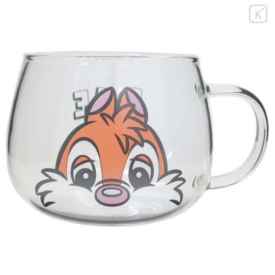 Japan Disney Glass Mug - Dale / Retro - 1