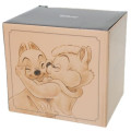 Japan Disney Ceramic Mug - Chip & Dale Sweet Kiss - 4