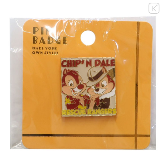 Japan Disney Pin Badge - Chip & Dale / Rescue Rangers - 1