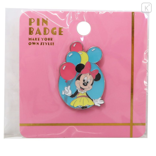 Japan Disney Pin Badge - Minnie Mouse / Blue Sky - 1