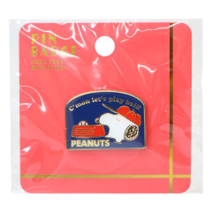 Japan Peanuts Pin Badge - Let's Play Ball