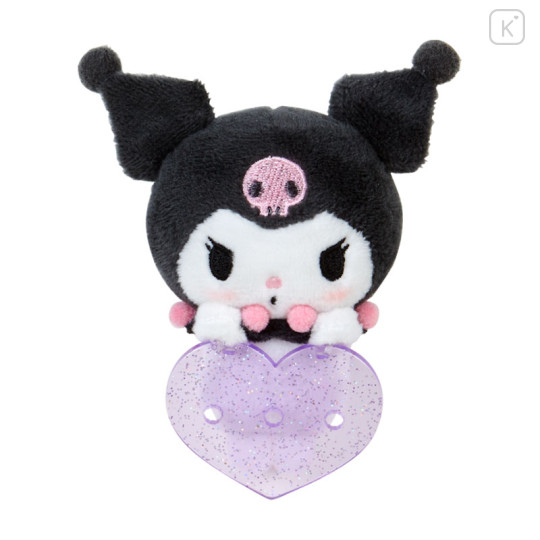 Japan Sanrio Original Mascot Brooch - Kuromi / Maipachirun - 1