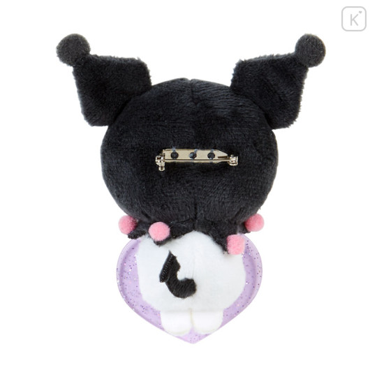 Japan Sanrio Original Mascot Brooch - Kuromi / Maipachirun - 2