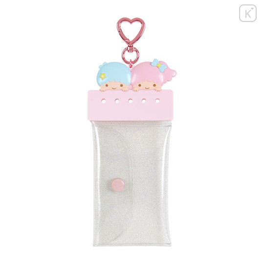 Japan Sanrio Original Custom Clear Pouch - Little Twin Stars / Maipachirun - 1