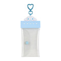 Japan Sanrio Original Custom Clear Pouch - Cinnamoroll / Maipachirun - 1