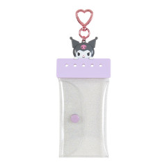 Japan Sanrio Original Custom Clear Pouch - Kuromi / Maipachirun