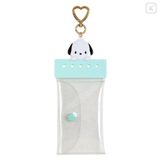 Japan Sanrio Original Custom Clear Pouch - Pochacco / Maipachirun - 1