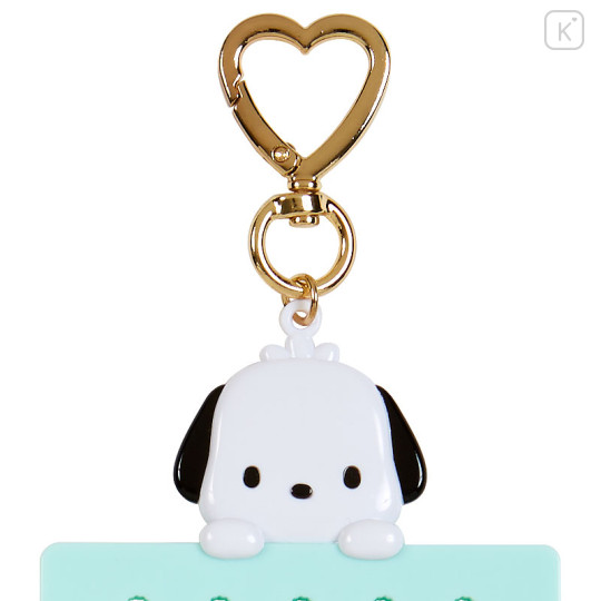 Japan Sanrio Original Custom Clear Pouch - Pochacco / Maipachirun - 3