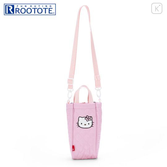 Japan Sanrio Rootote Thermo Keeper Bottle - Hello Kitty / Pink - 1