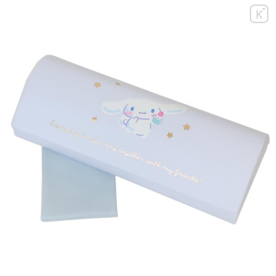 Japan Sanrio Glasses Case - Cinnamoroll / Everyday Is A Fun Day Togther With Friends - 1