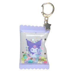 Japan Sanrio Shaka Shaka Keychain - Kuromi / Everyday Is A Fun Day Togther With Friends