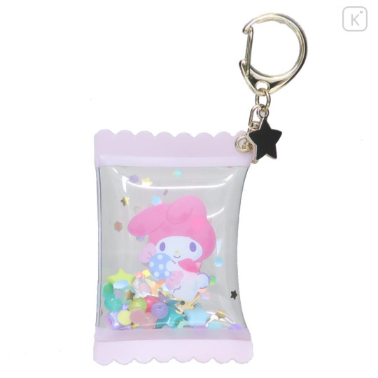 Japan Sanrio Shaka Shaka Keychain - My Melody / Everyday Is A Fun Day Togther With Friends - 1