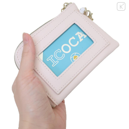 Japan Sanrio Pass Case Card Holder & Coin Case - My Melody / Everyday Is A Fun Day Togther With Friends - 2