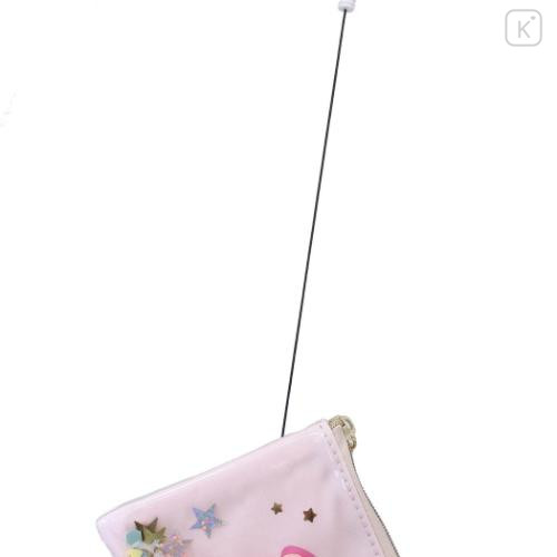 Japan Sanrio Pass Case Card Holder & Coin Case & Reel - My Melody : Everyday Is A Fun Day Togther With Friends - 4