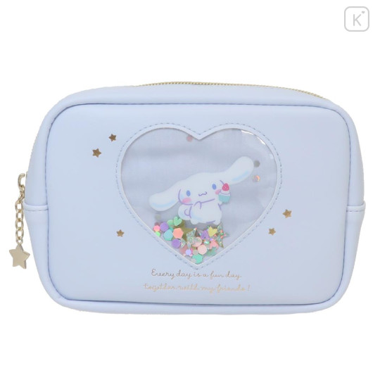 Japan Sanrio Pouch - Cinnamoroll / Everyday Is A Fun Day Togther With Friends - 1