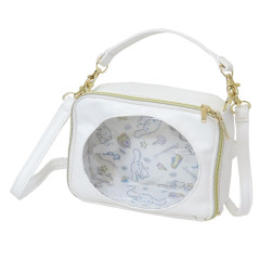 Japan Sanrio Clear Vanity Pouch with Removable Shoulder Strap - Cinnamoroll