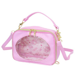 Japan Sanrio Clear Vanity Pouch with Removable Shoulder Strap - My Melody