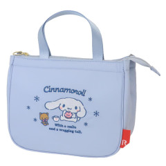 Japan Sanrio Insulated Lunch Bag - Cinnamoroll / Smile Tea Time