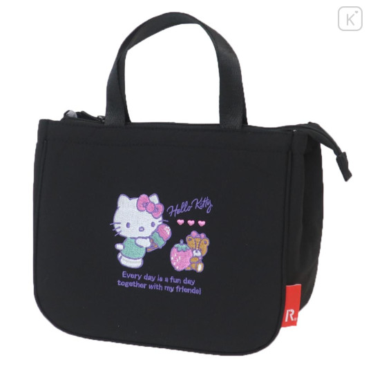 Japan Sanrio Insulated Lunch Bag - Hello Kitty / Ice Cream - 1