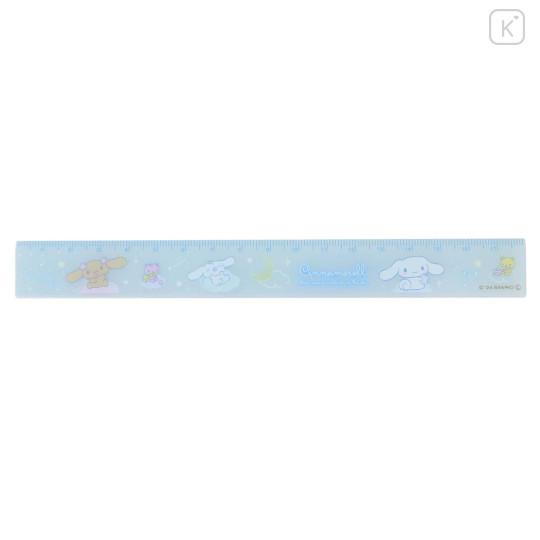 Japan Sanrio 18cm Ruler - Cinnamoroll / Sky - 1