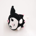 Japan Sanrio Mascot Holder Mini Plush (S) - Kuromi / Lying Down - 5