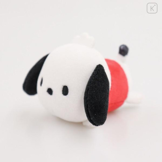 Japan Sanrio Mascot Holder Mini Plush (S) - Pochacco / Lying Down - 2