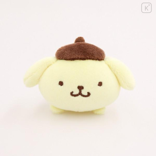 Japan Sanrio Mascot Holder Mini Plush (S) - Pompompurin / Lying Down - 1