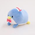 Japan Sanrio Mascot Holder Mini Plush (S) - Tuxedo Sam / Lying Down - 2