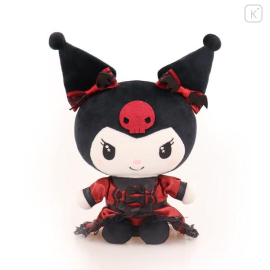 Japan Sanrio Plush Toy - Kuromi / Black Red Lolita - 1