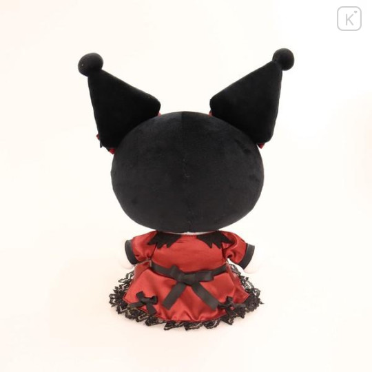 Japan Sanrio Plush Toy - Kuromi / Black Red Lolita - 3