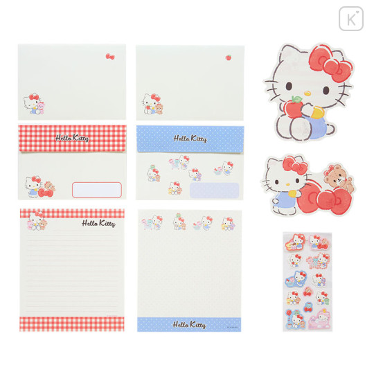 Japan Sanrio Original Character Shaped Letter Set - Hello Kitty - 2