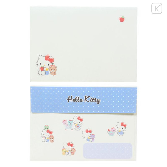 Japan Sanrio Original Character Shaped Letter Set - Hello Kitty - 4