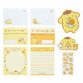 Japan Sanrio Original Character Shaped Letter Set - Pompompurin - 2