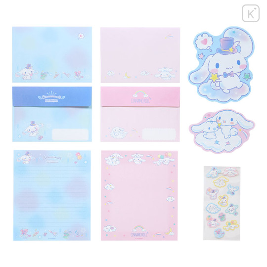 Japan Sanrio Original Character Shaped Letter Set - Cinnamoroll - 2