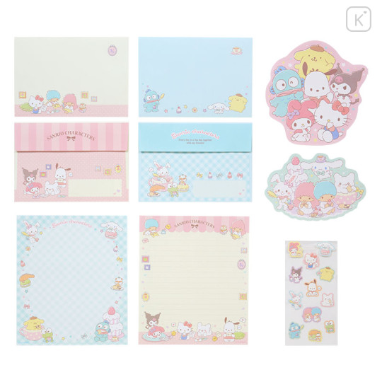 Japan Sanrio Original Character Shaped Letter Set - Mix - 2