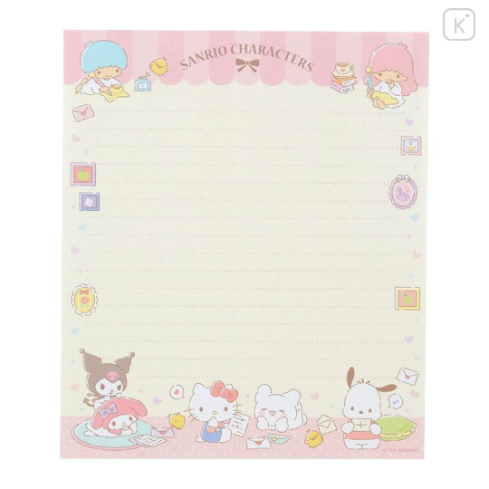 Japan Sanrio Original Character Shaped Letter Set - Mix - 6