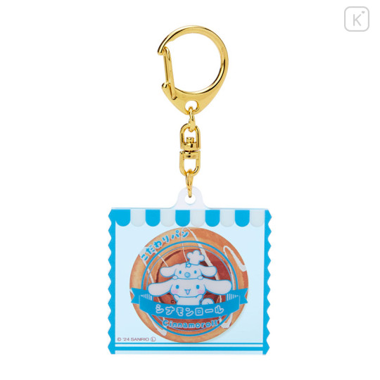 Japan Sanrio Acrylic Keychain - Cinnamoroll / Retro Bread - 1