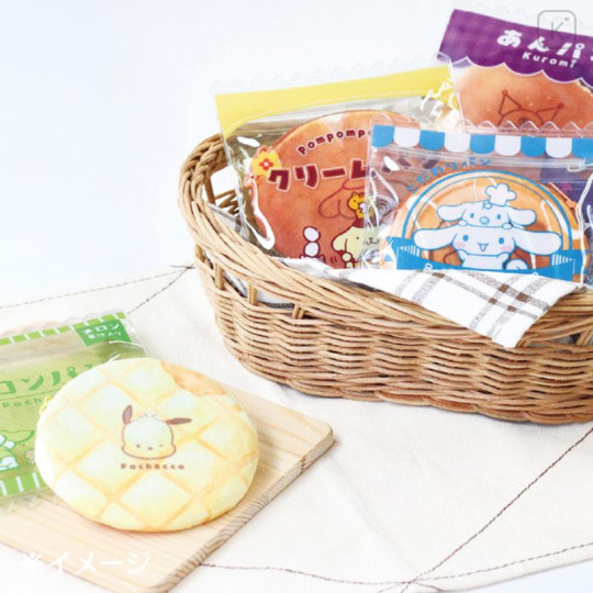 Japan Sanrio Pouch - Cinnamoroll / Retro Bread - 6