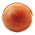 Japan Sanrio Pouch - Kuromi / Retro Bread - 3