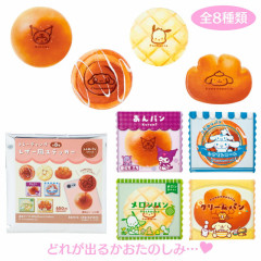 Japan Sanrio Secret Leather Style Sticker - Retro Bread : Blind Box