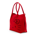 Japan Sanrio Rootote Medium Tote Bag - Hello Kitty / Red - 2