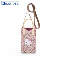 Japan Sanrio Rootote 2way Mini Tote Bag - Hello Kitty