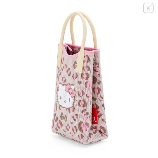 Japan Sanrio Rootote 2way Mini Tote Bag - Hello Kitty - 4