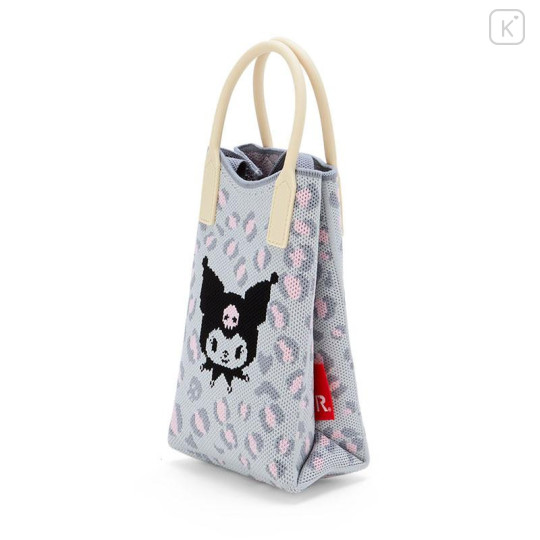 Japan Sanrio Rootote 2way Mini Tote Bag - Kuromi - 4