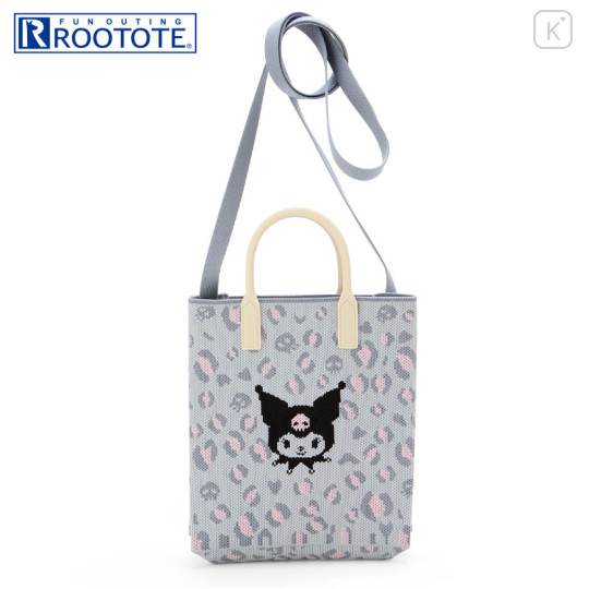 Japan Sanrio Rootote 2way Tote Bag - Kuromi - 1