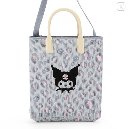 Japan Sanrio Rootote 2way Tote Bag - Kuromi - 2