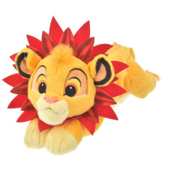 Japan Disney Store Fluffy Plush Pen Case - Simba The Lion King 30th Anniversary