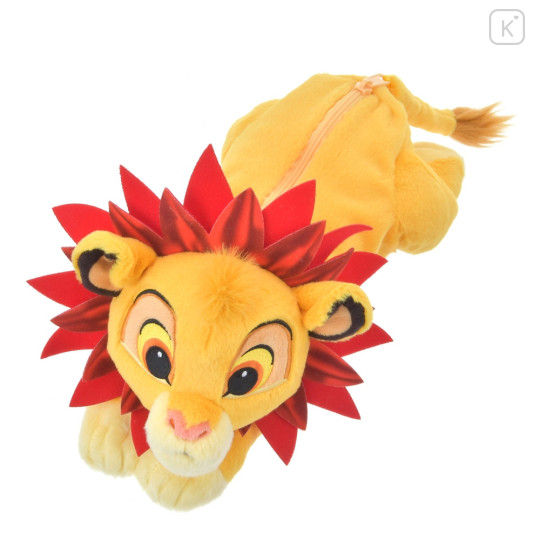 Japan Disney Store Fluffy Plush Pen Case - Simba The Lion King 30th Anniversary - 7