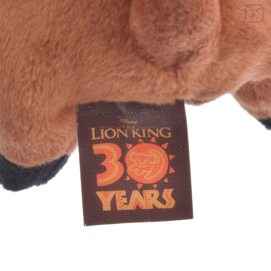 Japan Disney Store Fluffy Plush Keychain - Pumbaa / The Lion King 30th Anniversary - 7